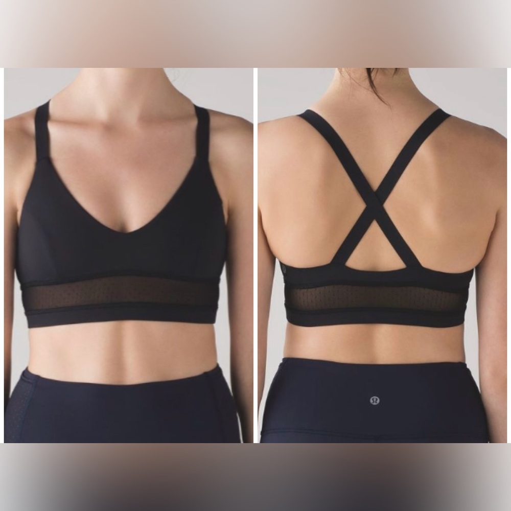 Lululemon Body Con Bra- Black/ Size 8